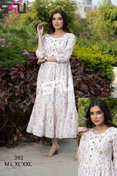 S4U 439 By S4U Fancy Wear Long Kurti Collection